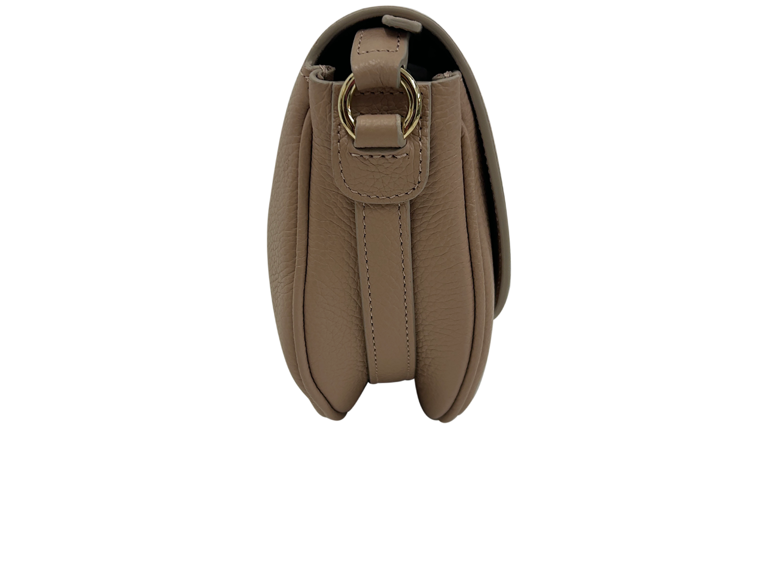 Sking Lng Gancini Round Bag, 720&euro;, Bolso, Rosa, Animal - Piel, Vista lateral